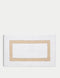 Cotton Blend Border Quick Dry Bath Mat